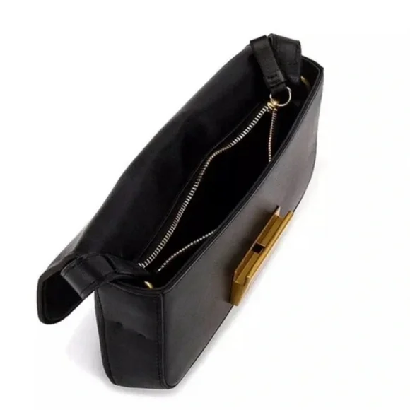 Loeffler Randall x Revolve Stefania Baguette Bag in Black NWT - Picture 4 of 14